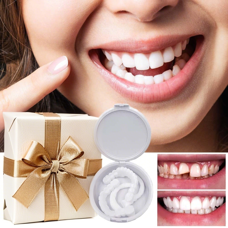 Trevane Unisex Snap-On Veneers  | Natural Look | Instant Smile | BPA-Free| 1 pair (Uper and lower) photo review
