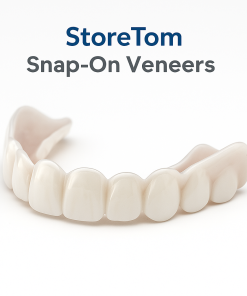 Trevane Unisex Snap-On Veneers  | Natural Look | Instant Smile | BPA-Free| 1 pair (Uper and lower)